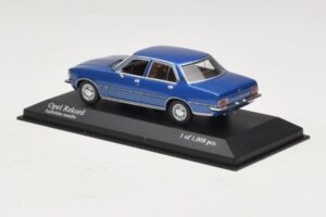 Opel Rekord D Blau Metallic Minichamps 1:43 400044002 Metall – Bild 3 von 4