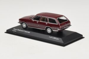 Opel Rekord D Caravan Rot Minichamps 1:43 400044012 Metall – Bild 3 von 4