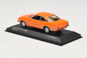 Opel Rekord D Coupé Orange Minichamps 1:43 400044024 Metall – Bild 3 von 4