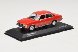 Opel Rekord D Rot Minichamps 1:43 400044004 Metall – Bild 2 von 4