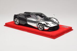 Pagani Huayra Chrome Silver Einzelstück BBR 1:18 P1873CM Resin – Bild 4 von 7