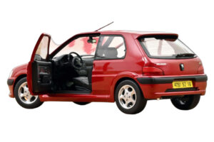 Peugeot 106 S16 Lucifer Red Norev 1:18 184921 Metall – Bild 2 von 3