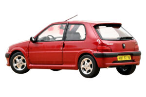 Peugeot 106 S16 Lucifer Red Norev 1:18 184921 Metall – Bild 3 von 3