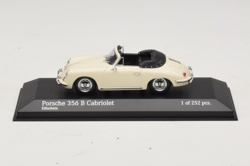 Porsche 356 B Cabriolet Elfenbeinweiss Minichamps 1:43 Porsche 356 B Cabriolet Elfenbeinweiss Minichamps 1:43 400064332 Metall