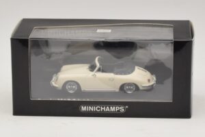Porsche 356 B Cabriolet Elfenbeinweiss Minichamps 1:43 400064332 Metall – Bild 4 von 4