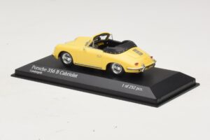 Porsche 356 B Cabriolet Gelb Minichamps 1:43 400064334 Metall – Bild 3 von 4