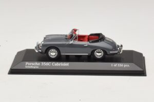 Porsche 356C Cabriolet Grau Minichamps 1:43 430062339 Metall