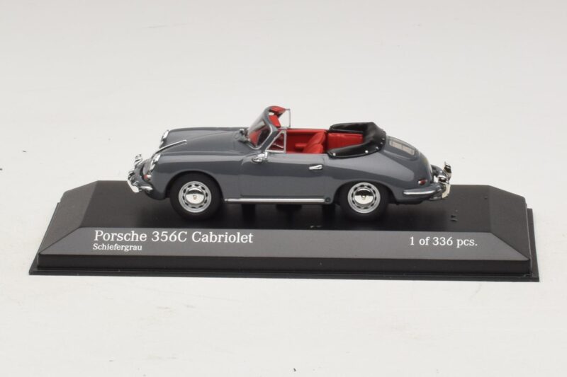 Porsche 356C Cabriolet Grau Minichamps 1:43 430062339 Metall