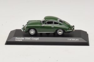 Porsche 356C Dunkelgrün Minichamps 1:43 430062329 Metall