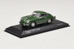 Porsche 356C Dunkelgrün Minichamps 1:43 430062329 Metall – Bild 2 von 4