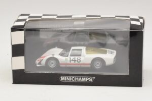 Porsche 906 K Scuderia Filipinetti #148 W. Mairesse / H. Muller Targa Florio Winners 1966 Minichamps 1:43 400666648 Metall – Bild 4 von 4