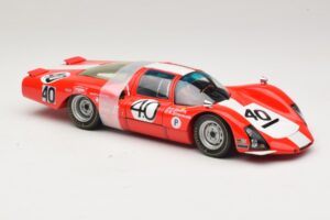 Porsche 906 LH Squadra Tartaruga #40 D. Spoerry / R. Steinemann 12 Hours of Sebring 1967 Minichamps 1:18 100676140 Metall – Bild 6 von 8