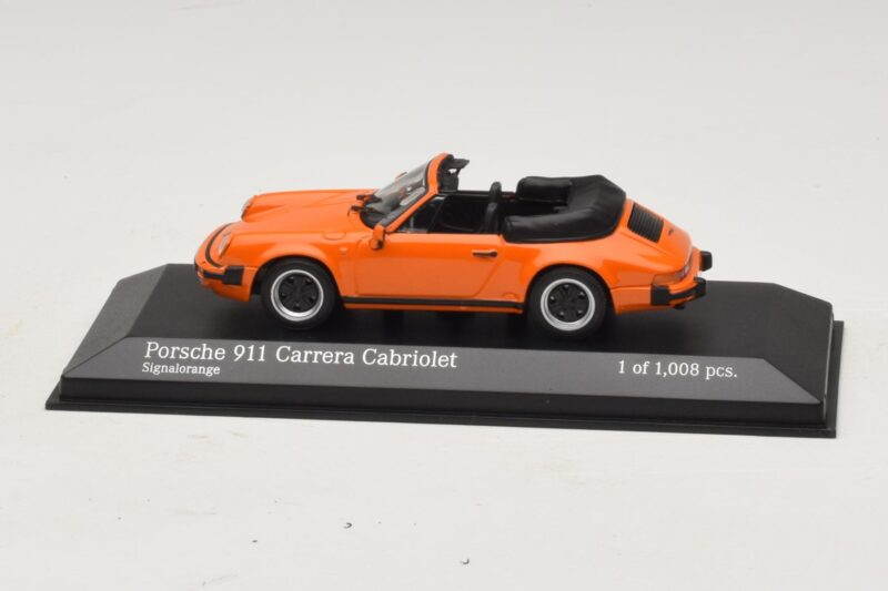 Porsche 911 930 Carrera Cabriolet Orange Minichamps 1:43 Porsche 911 930 Carrera Cabriolet Orange Minichamps 1:43 430062038 Metall