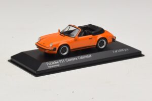 Porsche 911 930 Carrera Cabriolet Orange Minichamps 1:43 430062038 Metall – Bild 2 von 4