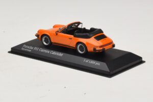 Porsche 911 930 Carrera Cabriolet Orange Minichamps 1:43 430062038 Metall – Bild 3 von 4