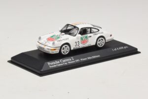 Porsche 911 964 Carrera 2 #33 M. Hakkinen Monaco Carrera Cup Winner 1993 Minichamps 1:43 430936033 Metall – Bild 2 von 4