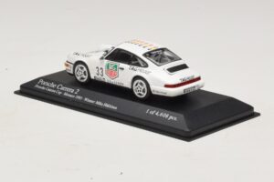 Porsche 911 964 Carrera 2 #33 M. Hakkinen Monaco Carrera Cup Winner 1993 Minichamps 1:43 430936033 Metall – Bild 3 von 4