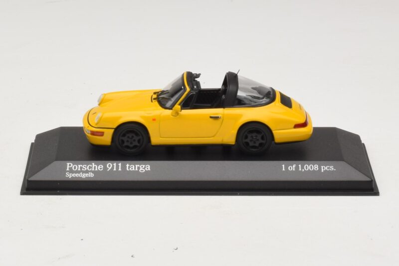 Porsche 911 964 Targa Gelb Minichamps 1:43 400061367 Metall