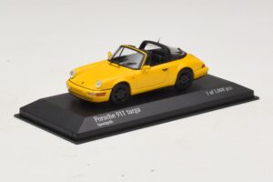 Porsche 911 964 Targa Gelb Minichamps 1:43 400061367 Metall – Bild 2 von 4