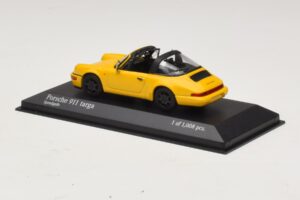 Porsche 911 964 Targa Gelb Minichamps 1:43 400061367 Metall – Bild 3 von 4