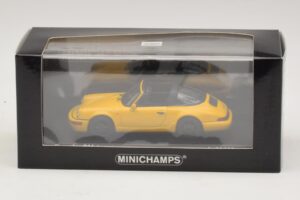 Porsche 911 964 Targa Gelb Minichamps 1:43 400061367 Metall – Bild 4 von 4