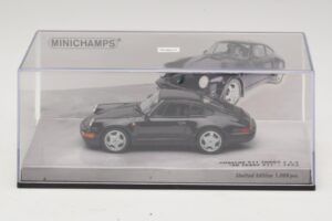 Porsche 911 964 Turbo S 3.6 30 Jahre Jubiläum Schwarz Minichamps 1:43 436069171 Metall – Bild 4 von 5
