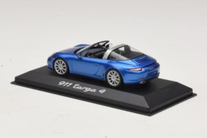 Porsche 911 991 Targa Blau Metallic Minichamps 1:43 WAP0200350E Metall – Bild 3 von 4