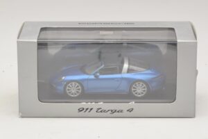 Porsche 911 991 Targa Blau Metallic Minichamps 1:43 WAP0200350E Metall – Bild 4 von 4