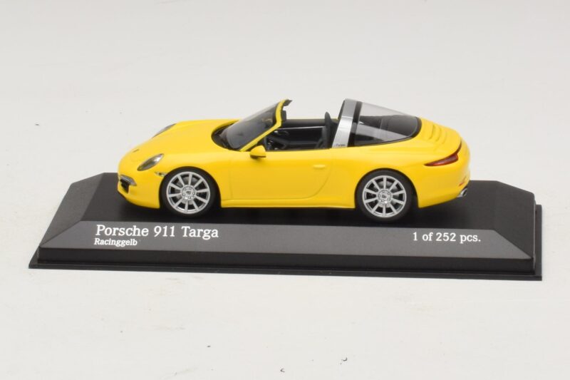 Porsche 911 991 Targa Gelb Minichamps 1:43 410062441 Metall