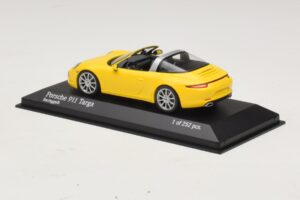 Porsche 911 991 Targa Gelb Minichamps 1:43 410062441 Metall – Bild 3 von 4