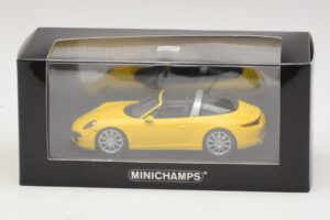 Porsche 911 991 Targa Gelb Minichamps 1:43 410062441 Metall – Bild 4 von 4