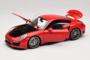 Porsche 911 991 Turbo S Rot Minichamps 1:18 110062320 Metall – Bild 3 von 8