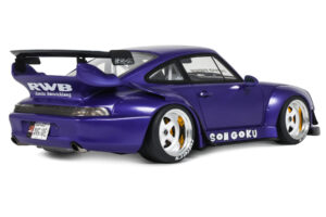 Porsche 911 993 RWB Son Goku Purple GT Spirit 1:18 GT571 Resin – Bild 2 von 5