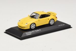 Porsche 911 993 Turbo S Gelb Minichamps 1:43 430069270 Metall – Bild 2 von 4