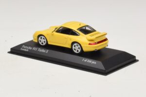Porsche 911 993 Turbo S Gelb Minichamps 1:43 430069270 Metall – Bild 3 von 4