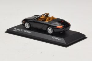 Porsche 911 996 Cabriolet Schwarz Metallic Minichamps 1:43 400061090 Metall – Bild 3 von 4