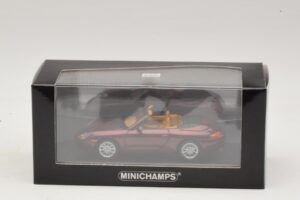 Porsche 911 996 Cabriolet Rot Metallic Minichamps 1:43 400061092 Metall – Bild 4 von 4