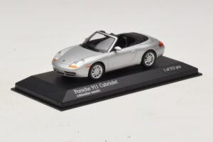Porsche 911 996 Cabriolet Silber Metallic Minichamps 1:43 400061091 Metall – Bild 2 von 4