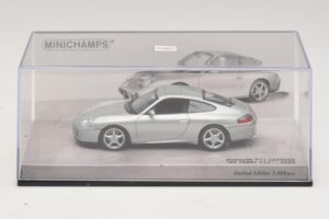 Porsche 911 996 Carrera 40 Jahre Jubiläum Silber Minichamps 1:43 436061070 Metall – Bild 5 von 5