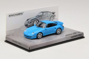 Porsche 911 996 Turbo S 3.6 Jubiläumsedition Blau Minichamps 1:43 436069270 Metall – Bild 2 von 5