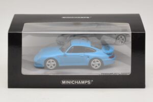 Porsche 911 996 Turbo S 3.6 Jubiläumsedition Blau Minichamps 1:43 436069270 Metall – Bild 5 von 5
