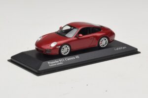 Porsche 911 997 Carrera 4S Red Metallic Minichamps 1:43 400066422 Metall – Bild 2 von 4