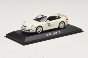 Porsche 911 997 GT3 #22 Weiss Minichamps 1:43 WAP020102016 Metall – Bild 2 von 4