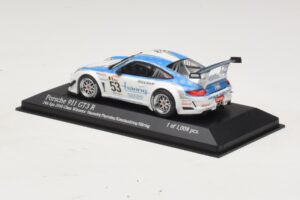 Porsche 911 997 GT3 R #53 Vannelet / Pyroles Class Winners 24 Hours of Spa 2010 Minichamps 1:43 400108953 Metall – Bild 3 von 4
