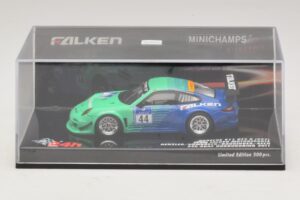Porsche 911 997 GT3 R Falken #44 Nurburgring 2011 Minichamps 1:43 447116144 Metall – Bild 4 von 5