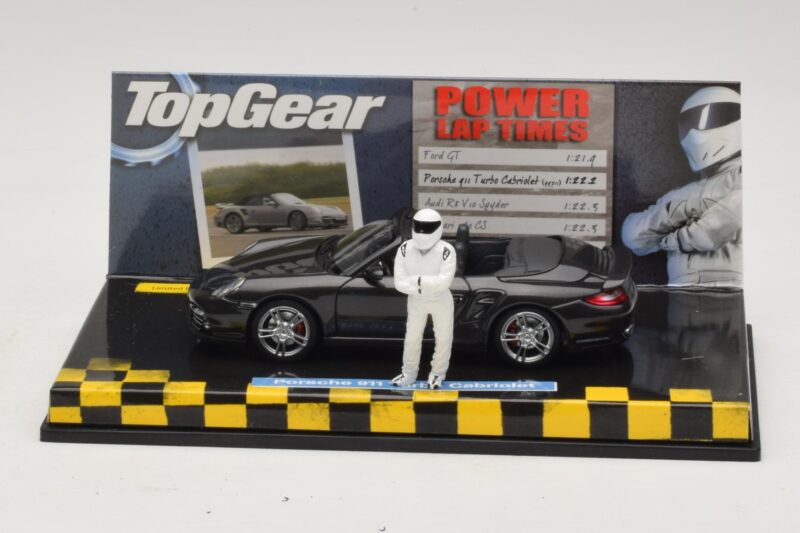 Porsche 911 997 Turbo Cabriolet Schwarz Top Gear Edition Minichamps 1:43 Porsche 911 997 Turbo Cabriolet Schwarz Top Gear Edition Minichamps 1:43 519436930 Metall