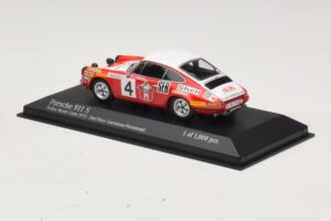 Porsche 911 S #4 G. Larrousse / J-C. Perramond 2nd Place Rally Monte Carlo 1972 Minichamps 1:43 400726804 Metall – Bild 3 von 4