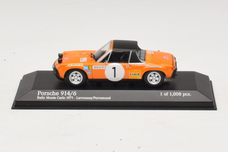 Porsche 914/6 #1 G. Larrousse / J-C. Perramond Rally Monte Carlo 1971 Minichamps 1:43 Porsche 914/6 #1 G. Larrousse / J-C. Perramond Rally Monte Carlo 1971 Minichamps 1:43 400716501 Metall