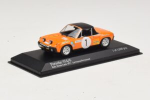 Porsche 914/6 #1 G. Larrousse / J-C. Perramond Rally Monte Carlo 1971 Minichamps 1:43 400716501 Metall – Bild 2 von 4