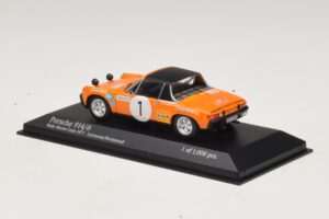 Porsche 914/6 #1 G. Larrousse / J-C. Perramond Rally Monte Carlo 1971 Minichamps 1:43 400716501 Metall – Bild 3 von 4